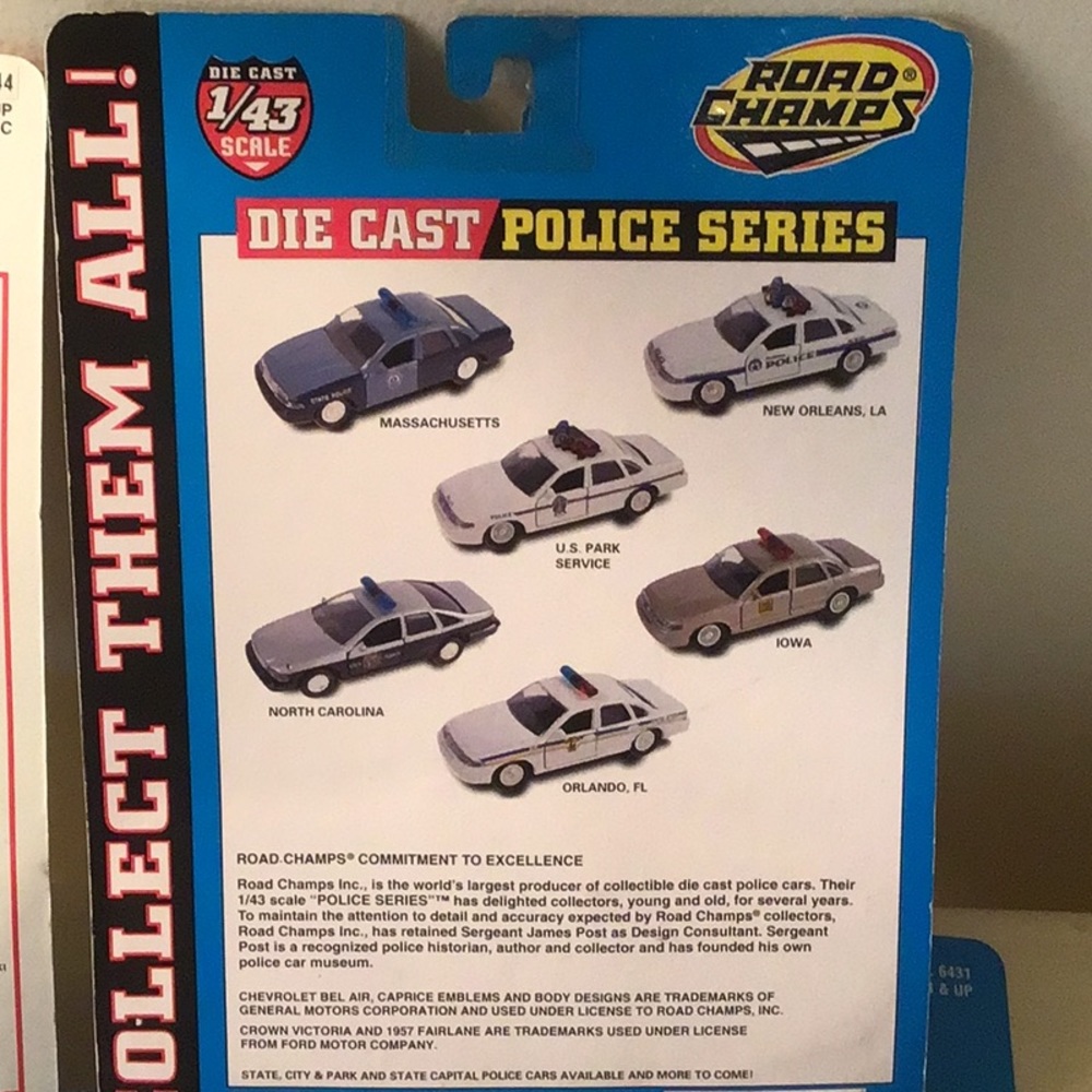 Road Champ State Police Cars NWT - Picture 3 of 3